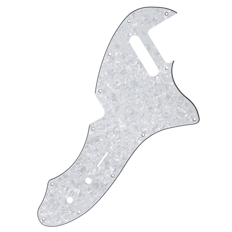 FLEOR 4Ply White Pearl TL Pickguard Guitar Pick Guard Plate with Screws Fit 69 TL Thinline Re-issue Guitar Part - Image 5